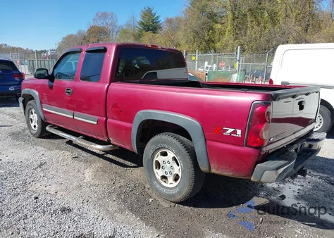 2004 Chevrolet Silverado 1500 Z71 from USA, damaged, VIN 2GCEK19T441282348